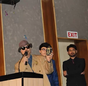 Vijayshree Ramesh Madan alongwith Mr.Akash Singh while addressing the gathering